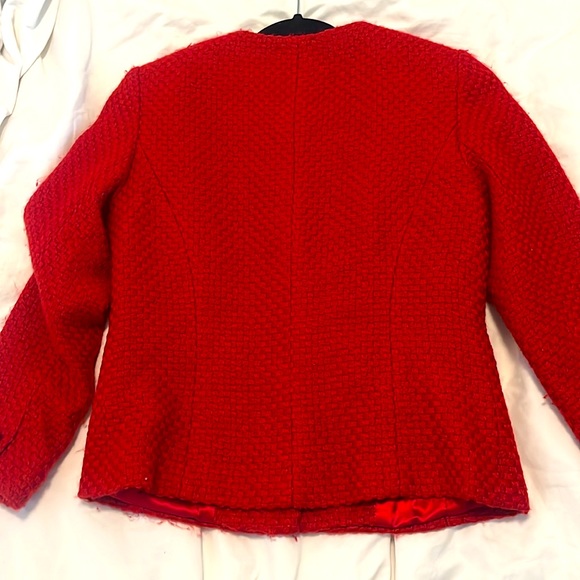 Laura Petite tweed red jackets - Picture 3 of 4